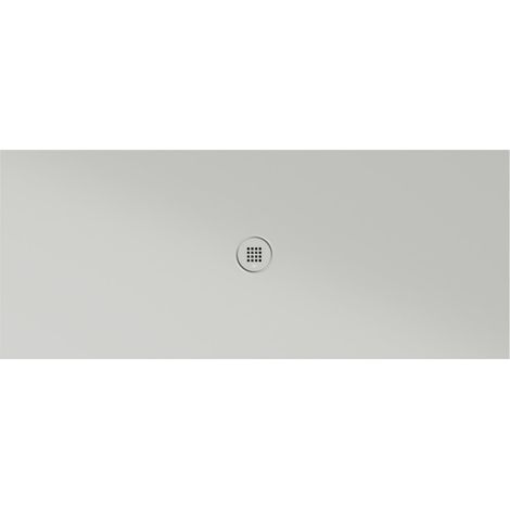 Receveur de douche rectangulaire en céramique 170x70x2cm, cenere mat