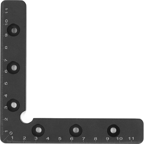 Équerre de positionnement 120mm, 2 pièces, équerre de serrage 90° avec échelle métrique, kit d'outils pour menuiserie (1/5)