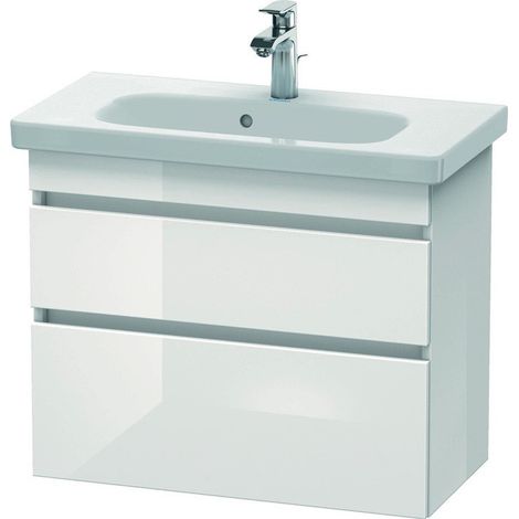 Sous-vasque pour meuble de salle de bain DURASTYLE 730x350mm chêne naturel / blanc mat (1/4)