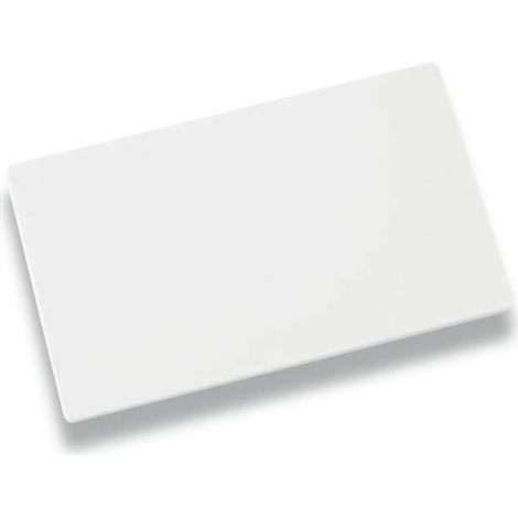Planche à découper blanche 40x30cm, PE HD 500, 2cm (1/3)