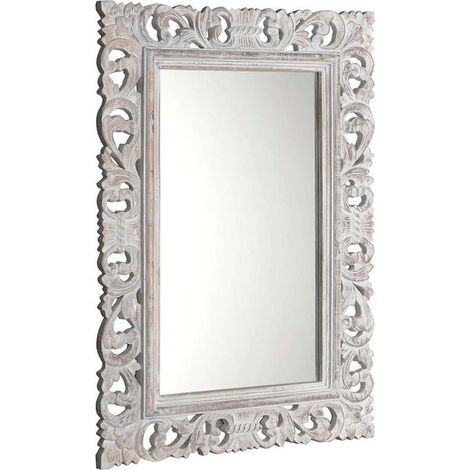 Sapho Scule - Specchio in cornice 800x1200 mm, bianco IN324 (1/5)