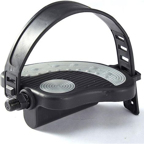 1 Paire De Pdales De Rechange Pour Vlo D'appartement Avec Sangles En Pvc Durable Pdales De Vlo Stationnaires Robustes Filetage (1/4)
