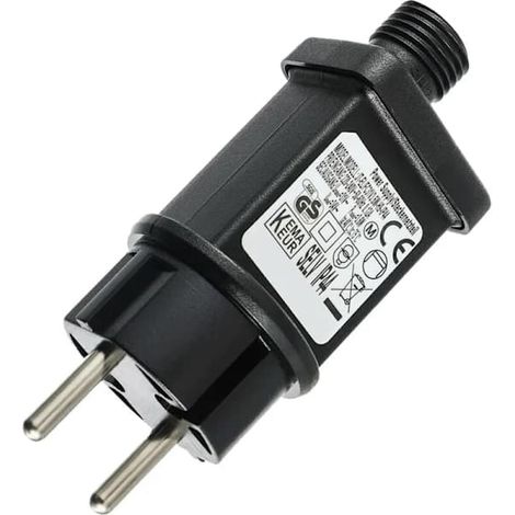 Transformateur/adaptateur secteur IP44 31 V 3,6 W à 8 modes avec fonction mémoire pour guirlandes lumineuses de Noël, guirlandes lumineuses et guirlandes stalactites. (1/4)