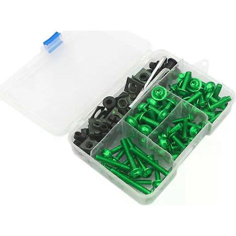 Kit de vis de carénage compatible avec Honda CRF 450 1000 CR CRF XR XL 85 125 250 500 (vis de fixation et écrous inclus). (1/5)