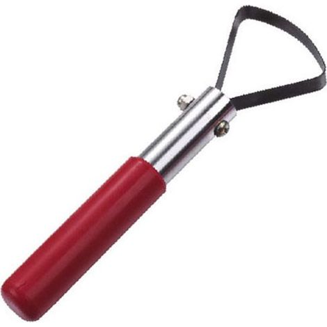 Raspador de neumáticos multifuncional rojo – Portátil, para limpieza y equilibrado (1/5)