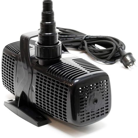 1 Pompe De Bassin, Débit 8000l/h, 70w, Filtre Amovible, Étang Et Cours D'eau (1/5)