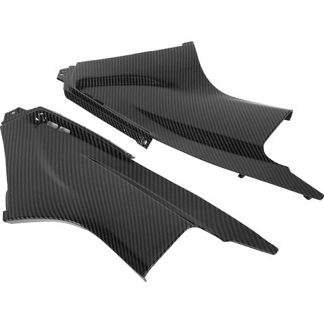 Pièces d'insertion de Carénage de Couvercle de Conduit Latéral en Fibre de Carbone Compatibles avec YZF R6 Matériau ABS, Installation Facile, Ajustement sans Espaces (1/4)