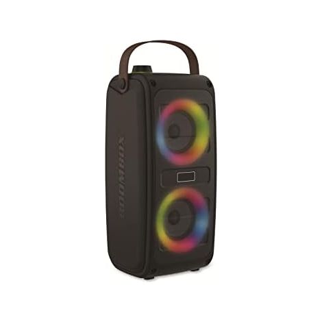 Altavoz Bluetooth Portátil Denver Electronics Negro LED RGB