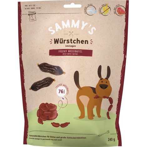 Sammys Würstchen Wasserbüffel 240 g Soft Snack