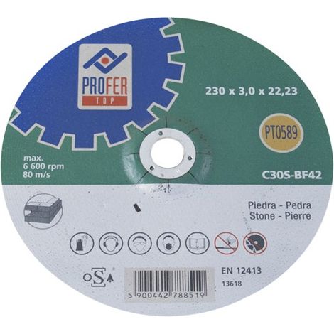 (25 u.) DISCO C PIEDRA PRO