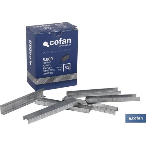 Caja De Grapas 53/6mm (5.000 Pcs)