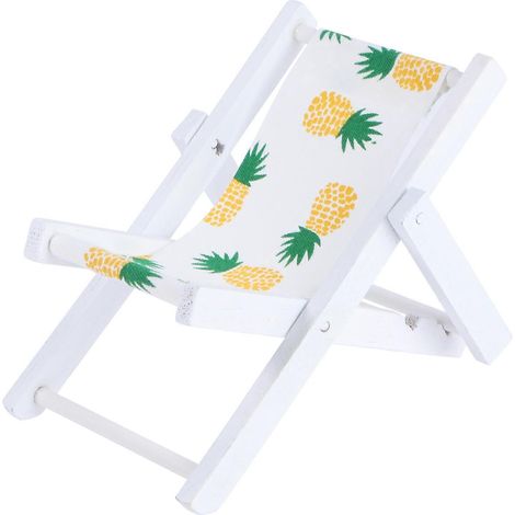 1 Stück Kreativer Handyhalter mit Ananas-Muster, Strandstuhl-Ornament und Organizer-12X9.5X9CM (1/3)