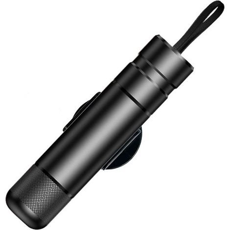 Notfallhammer – Gurtschneider – Für Auto und Bus – 9 x 2 cm – Schwarz (1/5)