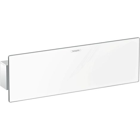 Soporte para rociador de ducha con conexión HANSGROHE Fixfit con estante cromado de 30 cm (1/3)