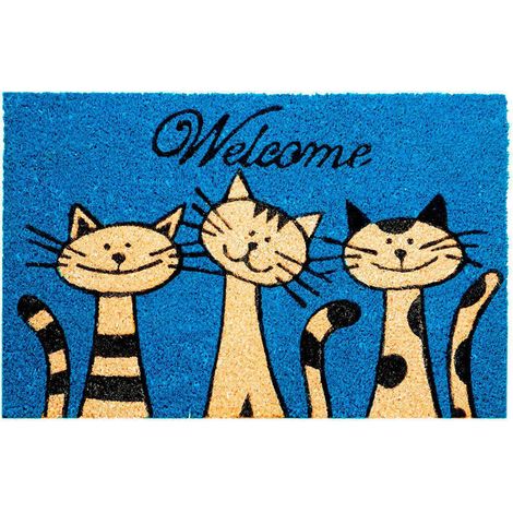 Paillasson 60x40cm modèle chats EDM (1/3)