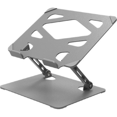 Support pliable et ergonomique pour ordinateur portable avec cadre en acier pour ordinateurs portables jusqu'à 17 pouces (1/5)