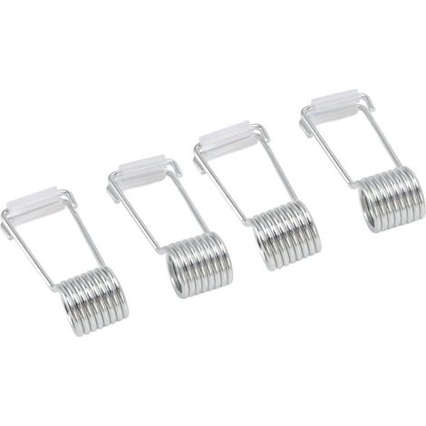 Eosnow Charnière à ressort de 2CM, 4 pièces, fermeture automatique, goupilles de charnière à ressort, accessoires de loquet de porte (1/5)