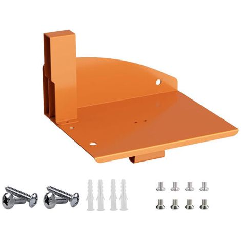 Supporto per motosega da parete - Rastrelliera per riporre la motosega a parete, robusta, ideale per l'esposizione su porte da garage, organizer per utensili elettrici da garage