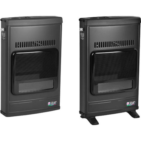 STUFA BLUE-FLAME METANO MODELLO ECO 45 - GRIGIO - 4,1KW - SIA
