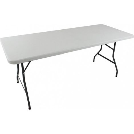 Tavolo Catering 180x75x74 h cm in Acciaio Bianco