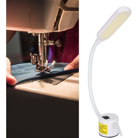 Lampe COB 6W pour machine à coudre, lampe magnétique ultra-lumineuse à économie d'énergie pour table de travail (UE 85265V) (1/5)