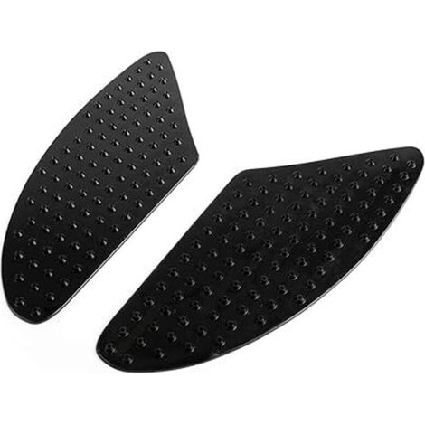 2 Pcs Moto Tapis de Réservoir de Carburant,Universal Réservoir Autocollants Tampon de Réservoir D'essence Moto Anti Slip Traction Pad,pour Caoutchouc de Réservoir de Moto Universel Rétro (1/4)