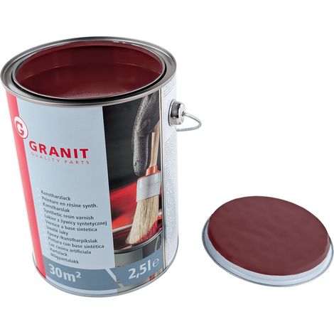 Lack Weinrot RAL 3005 Nopolux Wilckens Granite 2,5 l Dose (1/2)