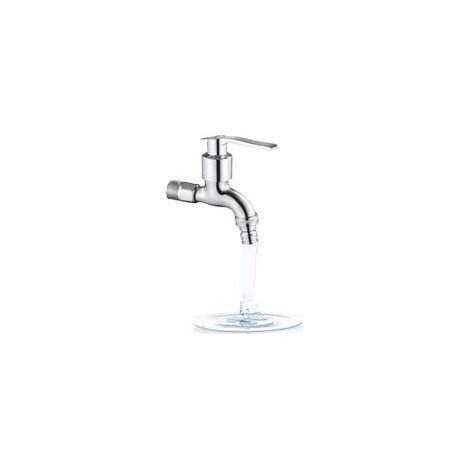 Rubinetto di scarico, miscelatore per lavabo a parete, rubinetto per lavatrice a parete, rubinetto per esterni/giardino, adatto per bagno e lavatrici (1/5)