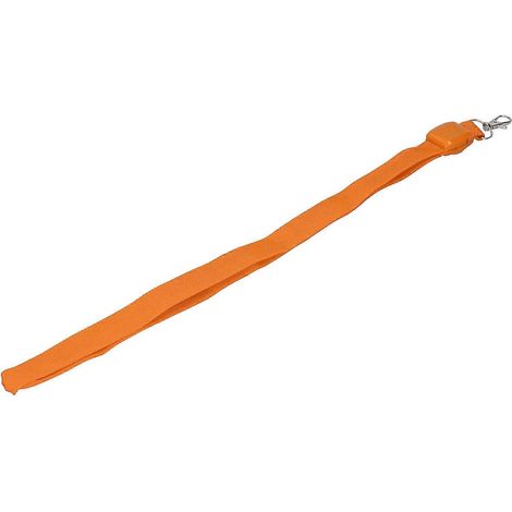 Collier LED pour chien, réfléchissant, anti-décoloration, logo personnalisable, boîte carrée pour carte d'identification LED, lanière pour chien, orange (1/2)