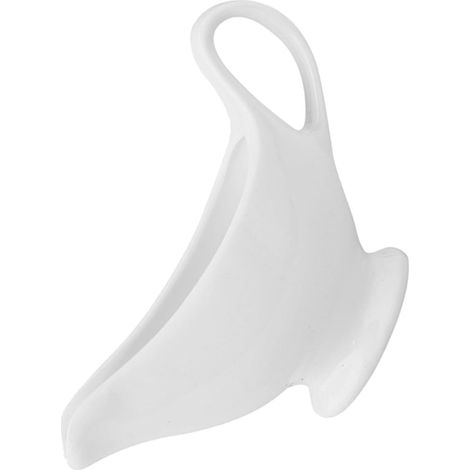 Pichet de Service en Céramique Blanc avec Poignée Facile à Transporter et Design Élégant pour Sauces et Condiments à Table (1/5)