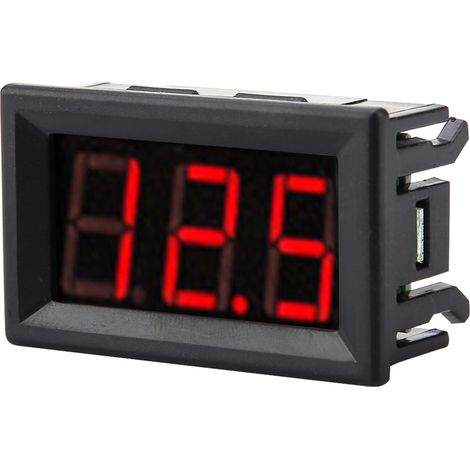 0,56" 3-Draht-Digital-LED-Voltmeter-Spannungsmesser-Panel mit Verpolungsschutz DC0-100V (Rot) (1/5)