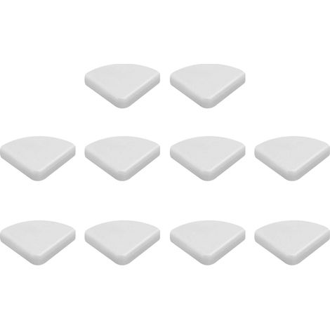 Lot de 10 protection d'angle de sécurité pour enfants, coussin d'angle super doux pour meubles, tables, bureaux, lits, murs