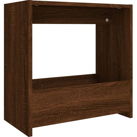 Maison Exclusive - Beistelltisch Braun Eichen-Optik 50x26x50 cm H