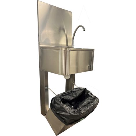 Poubelle Inox pour Lave-Mains LMD - L2G
