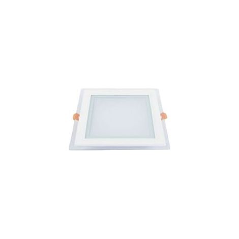 Panneau LED encastré 3000K-6500K 18W Carré AM-CS-18 Avec Bord Transparent 00694
