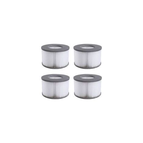 Spa Lite Filter für MSPA, Filter für MSPA Whirlpool Filter - Filterkartuschen für Unterwasserboote und Whirlpools - Modell ab 2020 (4 Stück) (1/5)