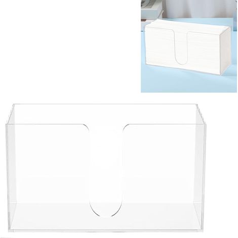 Handtuchspender, Handtuchhalter, Acryl, transparent, für Papierhandtücher, Küchenarbeitsplatten, Waschbecken im Badezimmer (1/5)