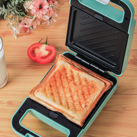 Appareil à petit-déjeuner domestique entièrement automatique, gaufrier, petit grille-pain multifonction, appareil à sandwichs, norme australienne 220 V (1/5)