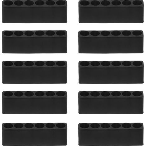 10Pcs Porte-Embouts de Tournevis Organisateur 48x9.5x16mm (1/5)