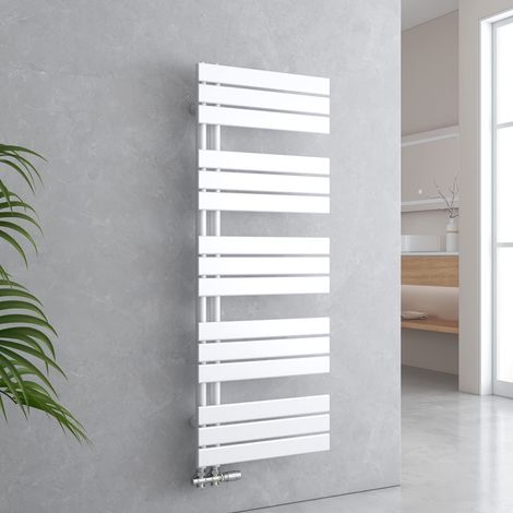 Chauffe-serviettes de bain, 1320 x 500 mm, chauffe-serviettes, porte-serviettes (1/5)