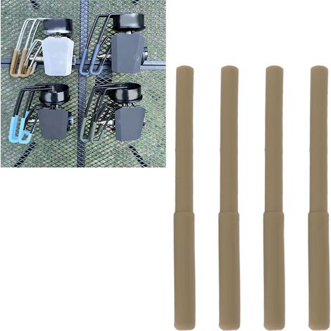 Lot de 4 protections pour réchaud de camping et de pique-nique SOTO310 Spider Stove (tête et pied), housses de tubes en silicone antidérapantes et anti-brûlures, protections pour support de réchaud à (1/5)