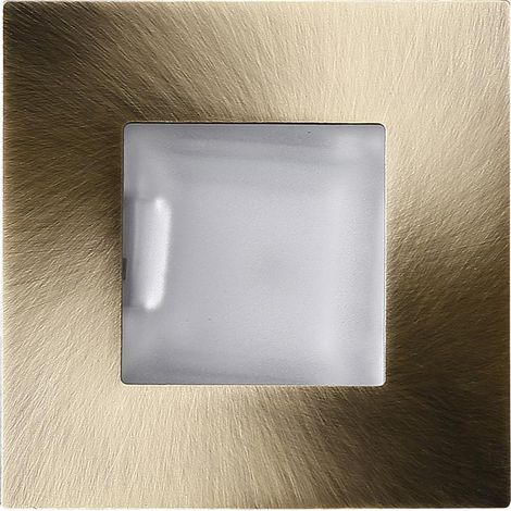 Spot escalier encastré carré patine G4 20W Candellux