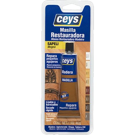 Sapeli-Holzrestaurierungskitt 40 g 505109 ceys