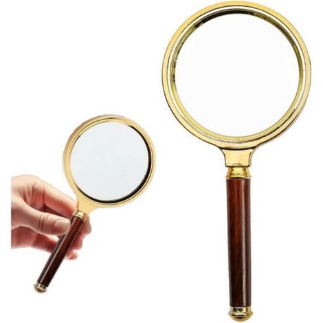 Loupe De Lecture - Grossissement 10 X - Verre Optique Haute Transparence - Cadre Épaissi Anti-Chute - 100 G (1/4)