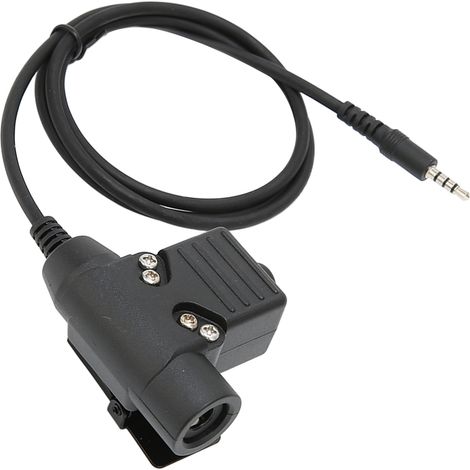 Adaptateur PTT U94 pour casque audio, connecteur PTT pour talkie-walkie 3,5 mm pour téléphone portable (1/5)