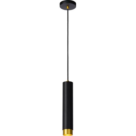 Lucide FLORIS - Pendelleuchten - Ø 5,9 cm - 1xGU10 - Schwarz (1/5)