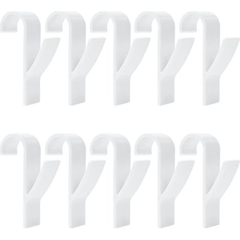 Crochet Radiateur Seche Serviette, 10 Pièces Porte Serviette Radiateur, Crochet Pour Radiateurs Plastique Blanc, Crochet De Radiateur Pour Porte Serviettes Chauffant Salle De Bain Et Cuisine (1/5)