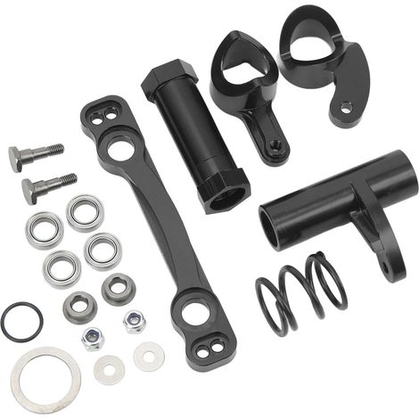 Ensemble de direction RC en alliage d'aluminium haute résistance pour voitures RC ARRMA 1/7 et 1/8, noir (1/5)