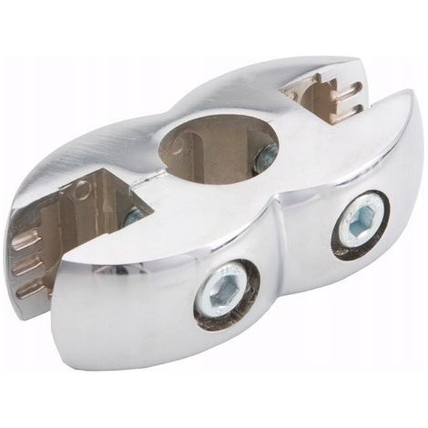 Connettore doppio per tubo in vetro da 25 mm (1/4)