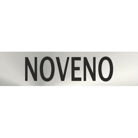 Informativa Noveno Acero Inoxidable Adhesivo de 0'8mm 50 x 200 mm